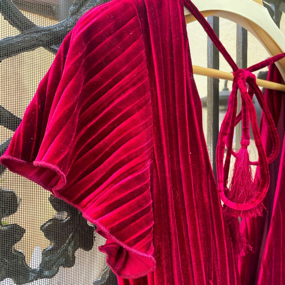 Free people velour jumpsuit!